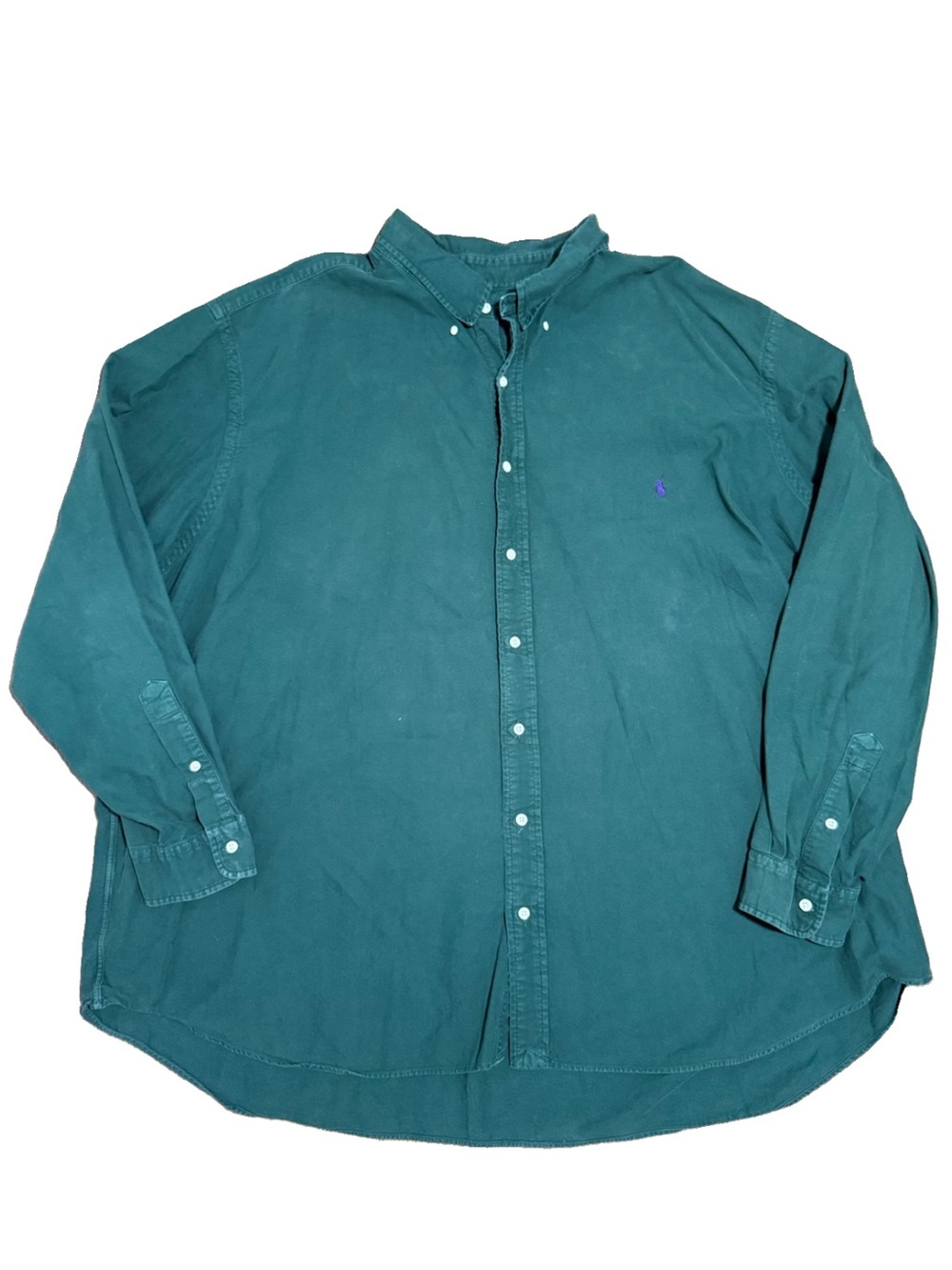 Polo Ralph Lauren Classic Fit Button Down Shirt Men's 4XB Big Green Pony Casual